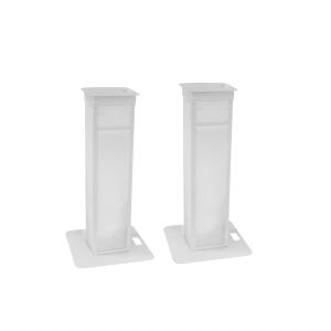 EUROLITE 2x Stage Stand variabile incl. Copertura e Borsa, bianco