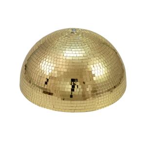 EUROLITE Palla a metà specchio 40cm dorata motorizzata
