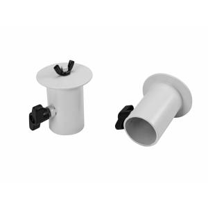 OMNITRONIC BOB-4 Adattatore per supporto bianco 2x
