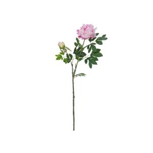EUROPALMS Ramo di peonia premium, pianta artificiale, rosa, 100cm