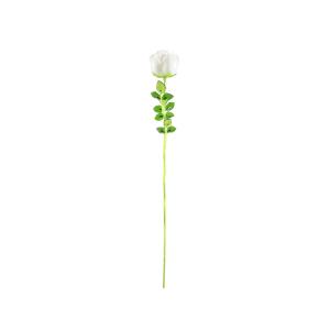 EUROPALMS Rosa di cristallo, bianca, fiore artificiale, 81cm 12x