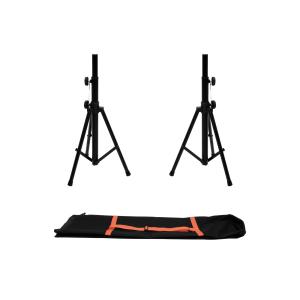 OMNITRONIC Set 2x BS-1 EU Supporto per altoparlanti + Borsa per il trasporto