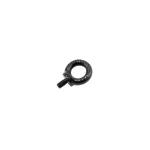 SAFETEX Bullone ad occhio M10/17mm, zincato nero forgiato a caldo