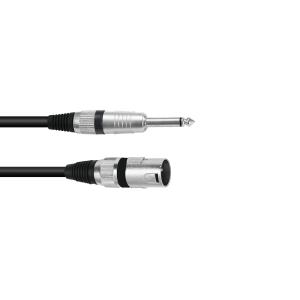 Cavo adattatore OMNITRONIC XLR(M)/Jack mono 5m nero
