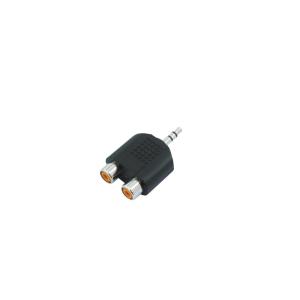 Adattatore OMNITRONIC 2xRCA(F)/3.5 Jack stereo 10x