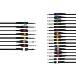 Cavo a serpente OMNITRONIC 8xJack/16xJack mono 15m